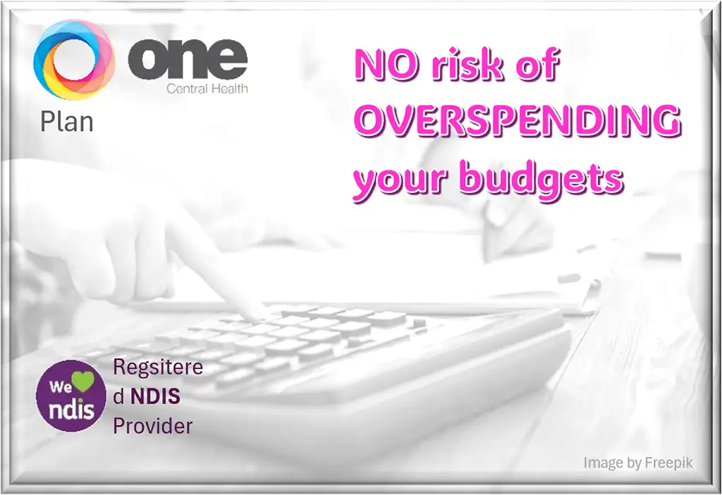 Image stating "No risk of overspending your budgets"