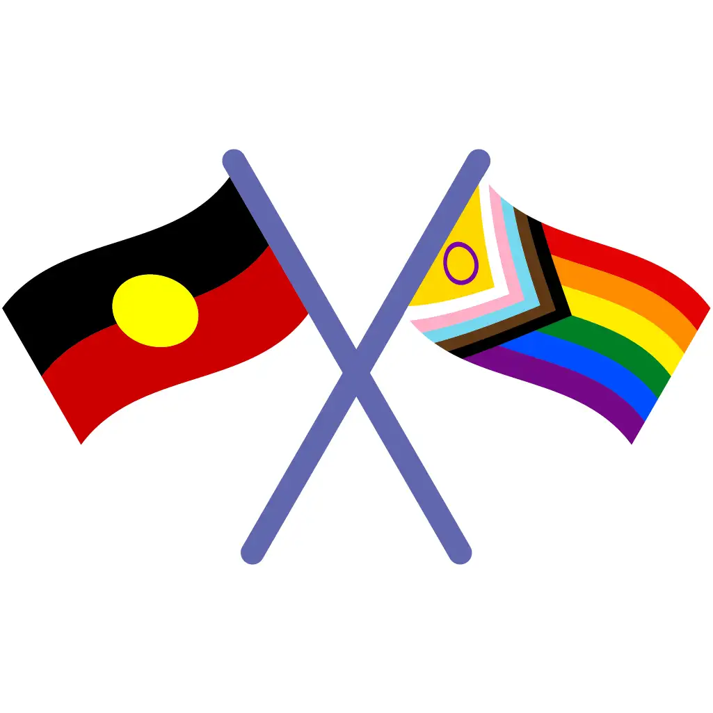 Aboriginal and LGBTQIA+ Flags